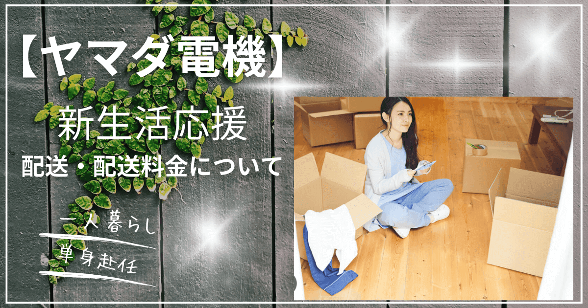 ヤマダ電機の新生活セットの配送が完璧！一人暮らしや単身赴任にも便利 